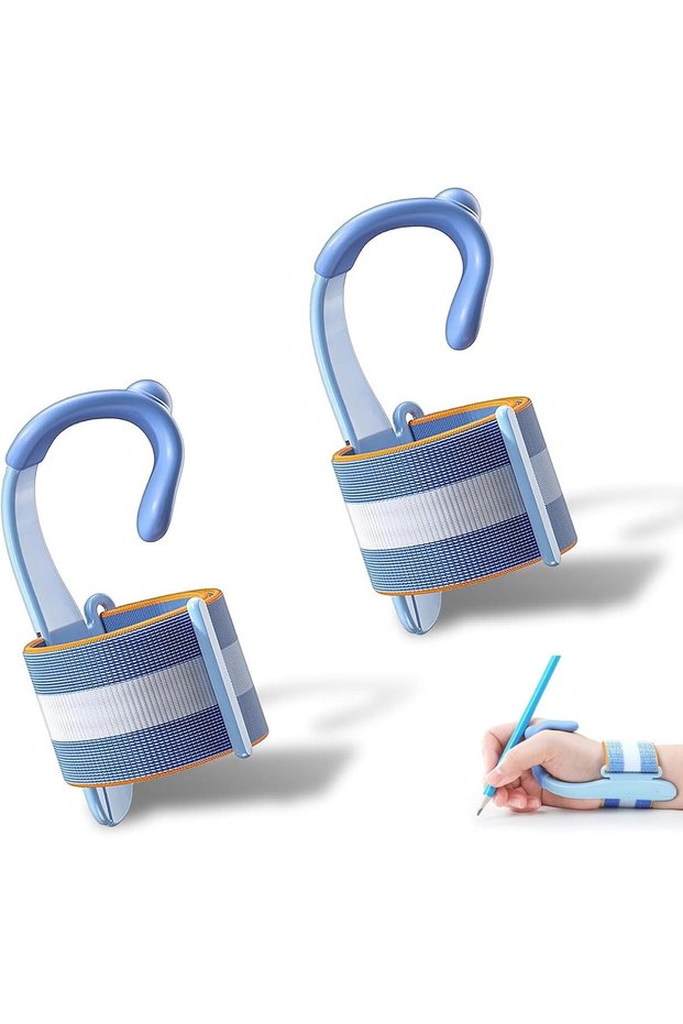 Pencil Grip Corrector,Adjustable Anti Hook Wrist Correctors,Children Students Pen Holding Trainer,Toddler Finger Grips for Pencils Writing Posture Training Gripper Aid Tool