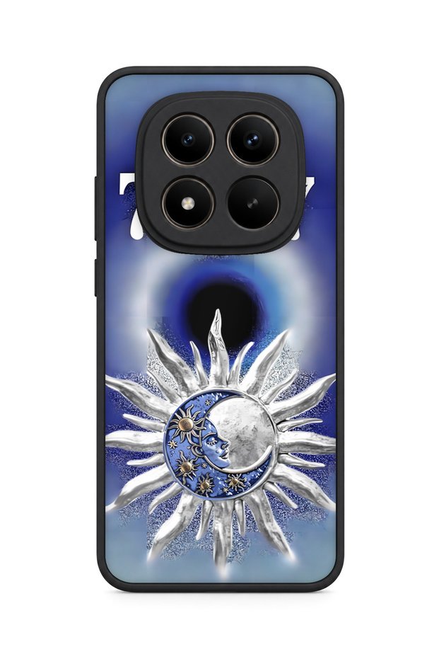 Redmi Note 15 Pro Plus 5g Compatible Sun Patterned Shockproof Case with Camera Protection