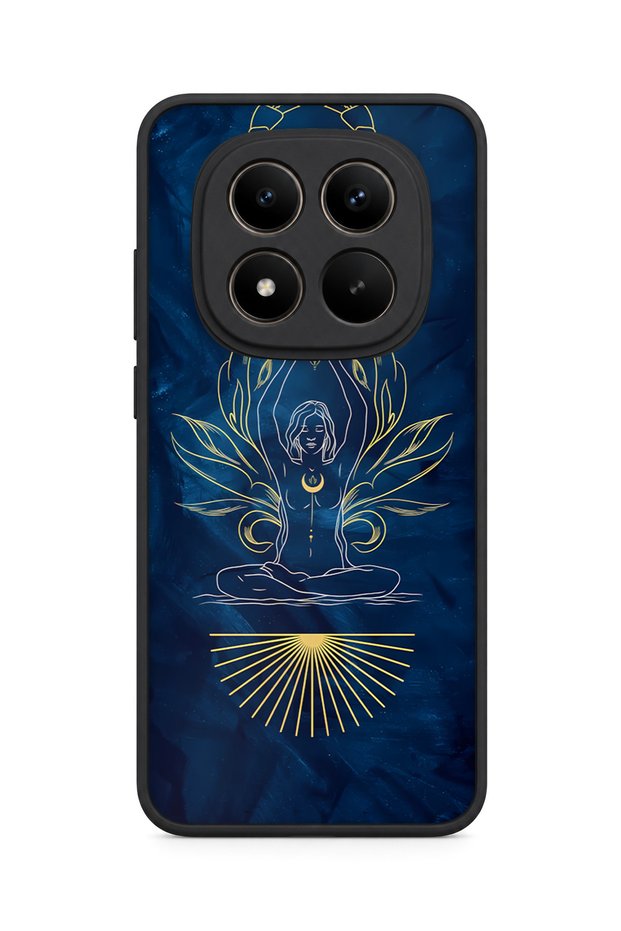 حافظة مقاومة للصدمات متوافقة مع هاتف Redmi Note 15 Pro Plus 5G مع تصميم مزخرف لحماية الكاميرا