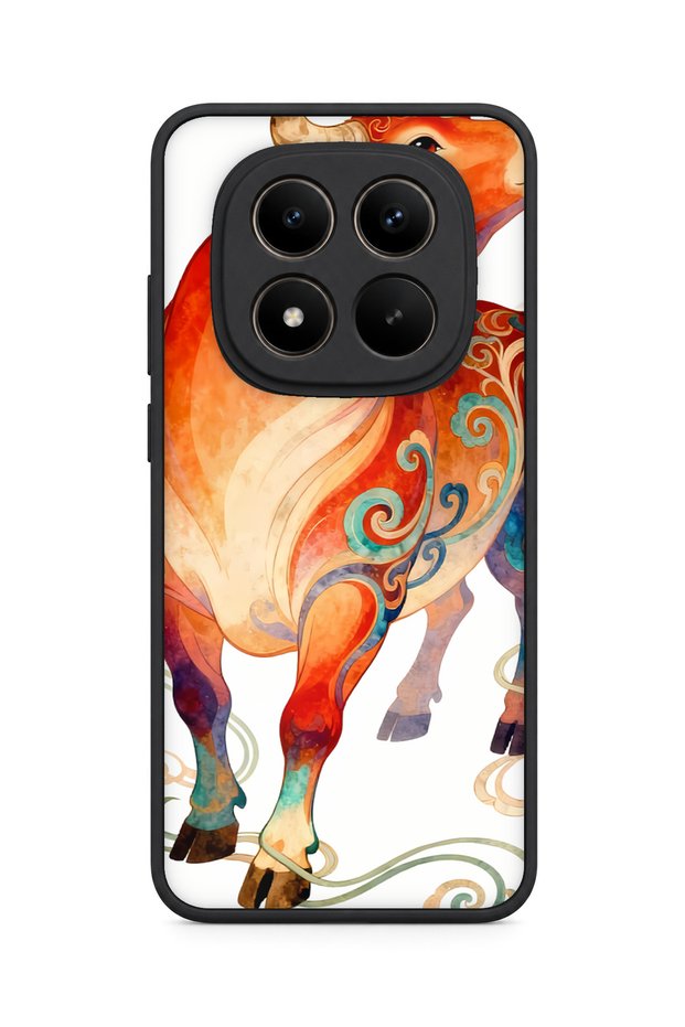 حافظة مقاومة للصدمات متوافقة مع Redmi Note 15 Pro Plus 5G مع حماية للكاميرا بنمط الحصان
