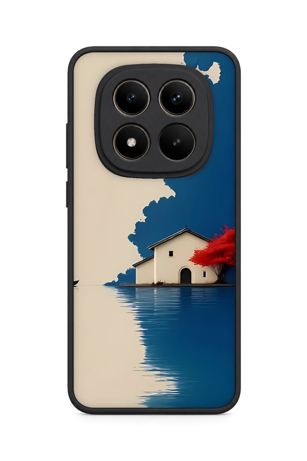 Redmi Note 15 Pro Plus 5g Compatible Blue Sea Pattern Camera Protected Shockproof Case