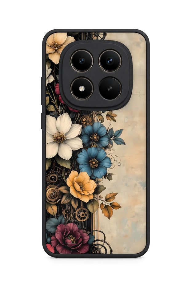 حافظة مقاومة للصدمات متوافقة مع Redmi Note 15 Pro Plus 5G بنمط Steampunk مع حماية للكاميرا