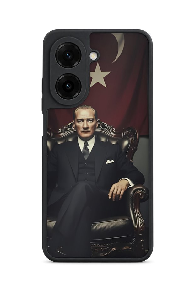 Redmi A5 Compatible Türkiye Patterned Camera Protected Shockproof Case