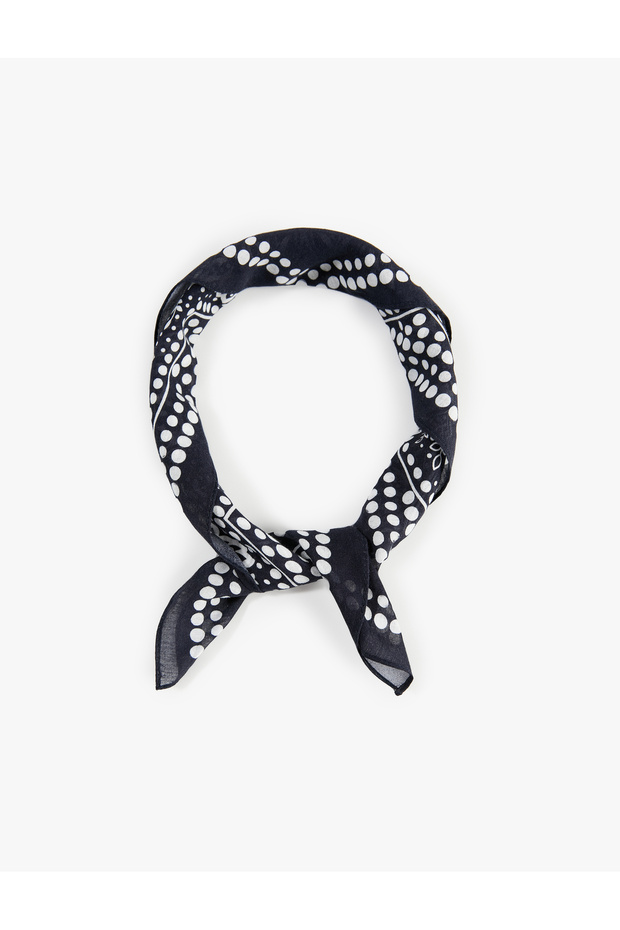 Ethnic Patterned Square Scarf
