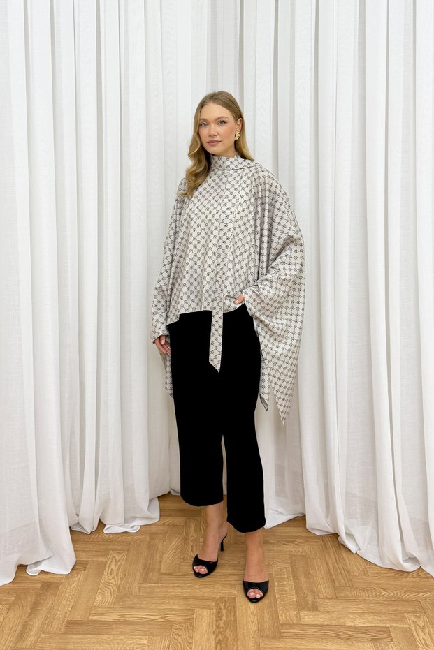 Patterned Cape Tunic 32-2003