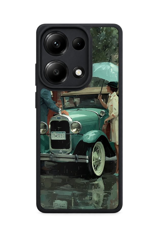 Redmi Note 13 Pro 4g Compatible Convertible Patterned Shockproof Case with Camera Protection