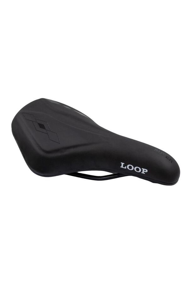 Loop Zy-9276 - Saddle 265X155Mm 370Gr Children's -Mtb Bicycle Saddle Compatible with 24-26 Rims Black