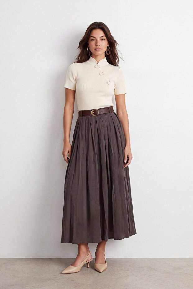 Belted Skirt
