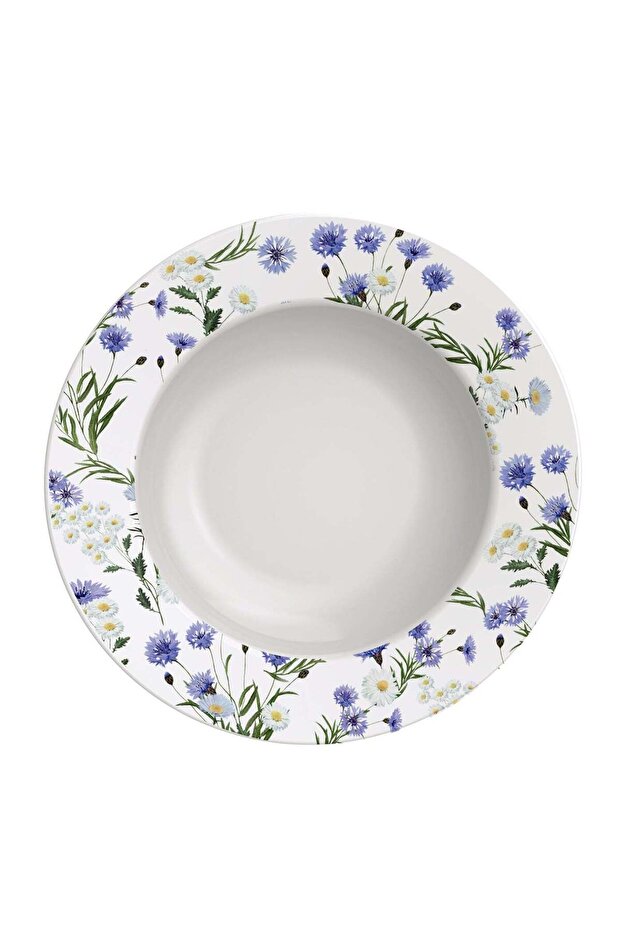 Tramontina Ana Alice 23cm Decorated Porcelain Deep Plate