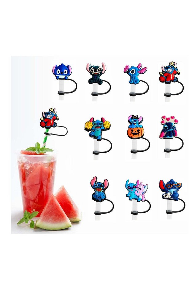 10Stanley straw caps, reusable dustproof silicone straw caps suitable for Stanley cups
