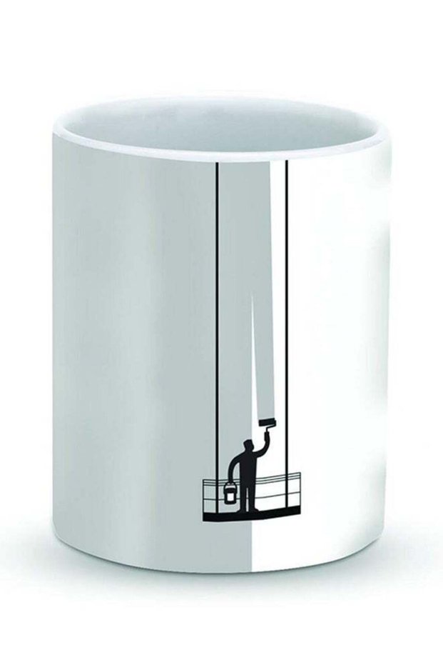 Premium Paint Hanger Designer Mug Grey/White/Black