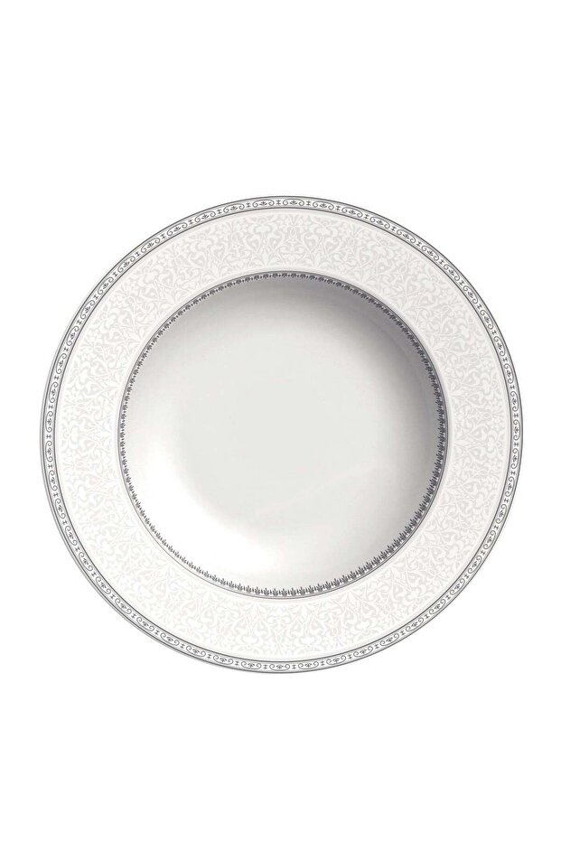 Tramontina Gabrielle 23cm Decorated Porcelain Deep Plate