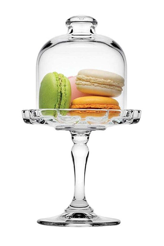 Mini Patisserie - Footed Service Bowl With Mini Dome Clear