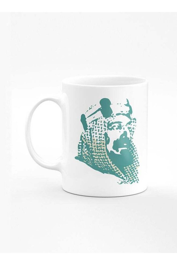 Designer Printed Coffee Mug with Heavy Duty Handle 11oz Ceramic Personalised Gift Mugs Cup [Microwave Safe & Dishwasher Proof] - Al Saud Print