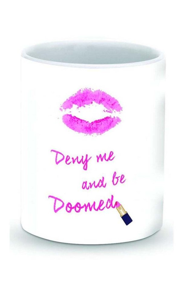 Premium Raining Lipsticks Designer Mug White/Pink 325ml