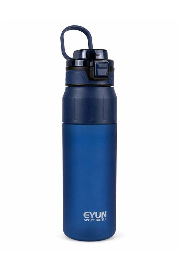 EYUN Sports Water Bottle with One-Touch Flip Lid, Safety Lock, BPA-Free Leak-Resistant Drinking Bottle, Wide Mouth, Matte Finish, Carry Loop, Reusable Water Bottle for Gym, Office, School, Travel & O