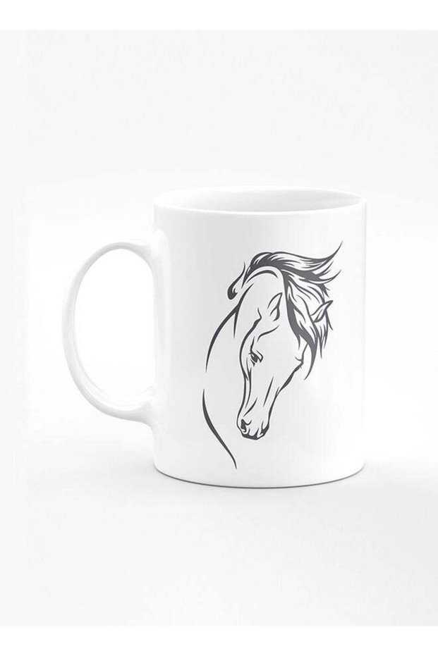Designer Printed Coffee Mug with Heavy Duty Handle 11oz Ceramic Personalised Gift Mugs Cup [Microwave Safe & Dishwasher Proof] - ArabStallion Strut
