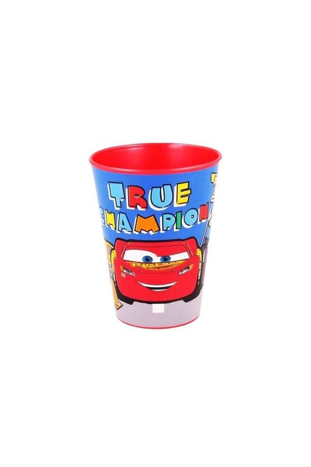 Stor Cars Easy Tumbler for Kids, 430ml – BPA-Free Plastic Leakproof Open-Top Drinking Cup with Racing Character Print, Lightweight Durable School, Travel & Outdoor Cup, 6.5 x 6.5 x 18.5cm, Multicolou
