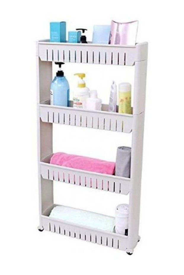 4-Tier Multipurpose Shelf White