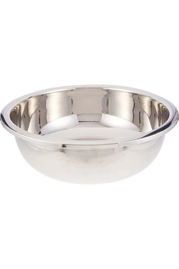 RAJ STAINLESS STEEL SILVER TOUCH MIXING BOWL, 50 CM, SILVER, MBS050, Mixing Bowl, Baking Bowl, Stor