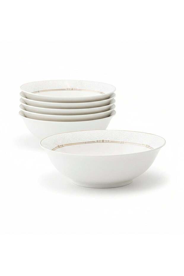 Shallow ISLA New Bone China Bowl 14 cm – Classic White Multipurpose Bowl for Daily Use, Brunch, Ram