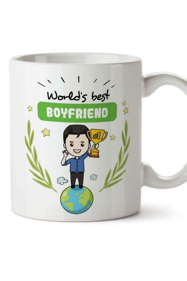 Mug Boyfriend -Family World -Funny Gift Present Idea -Tea Coffee Ceramic Cup