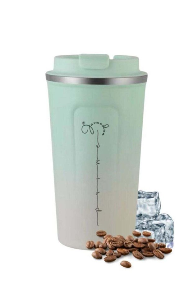 Stainless Steel Travel Coffee Mug Double Layer Vacuum Insulation Coffee Cup Portable 510 ml