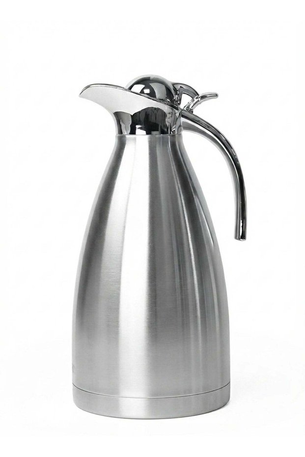 Nessan1.5 Liter Thermal Coffee Carafe Jugs, Double Walled Vacuum Insulated Flask 12 Hours Heat Retention Jug for Coffee, Tea, & Milk - Stainless Steel