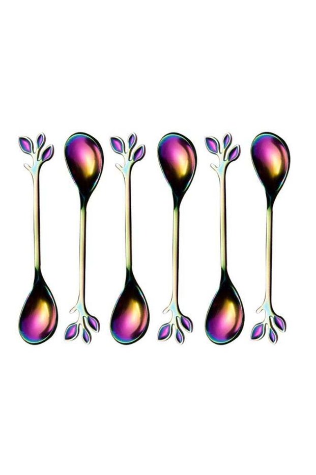 6-Piece Stainless Steel Coffee Spoon Set