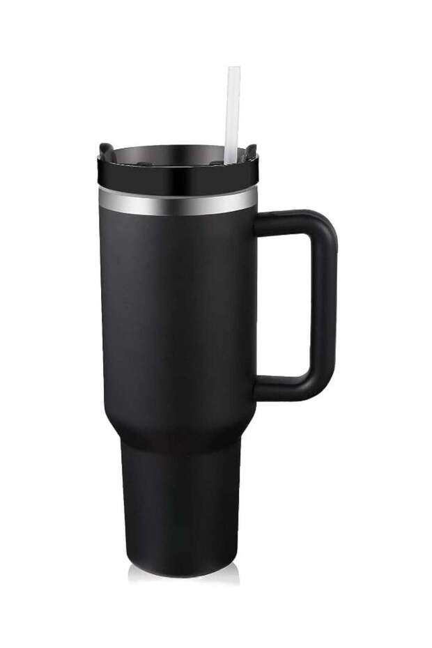 40oz(1200ml),Water bottle,Tumbler with handle,Stainless Steel Vacuum insulated Tumbler with lid and straw,Sports water bottle