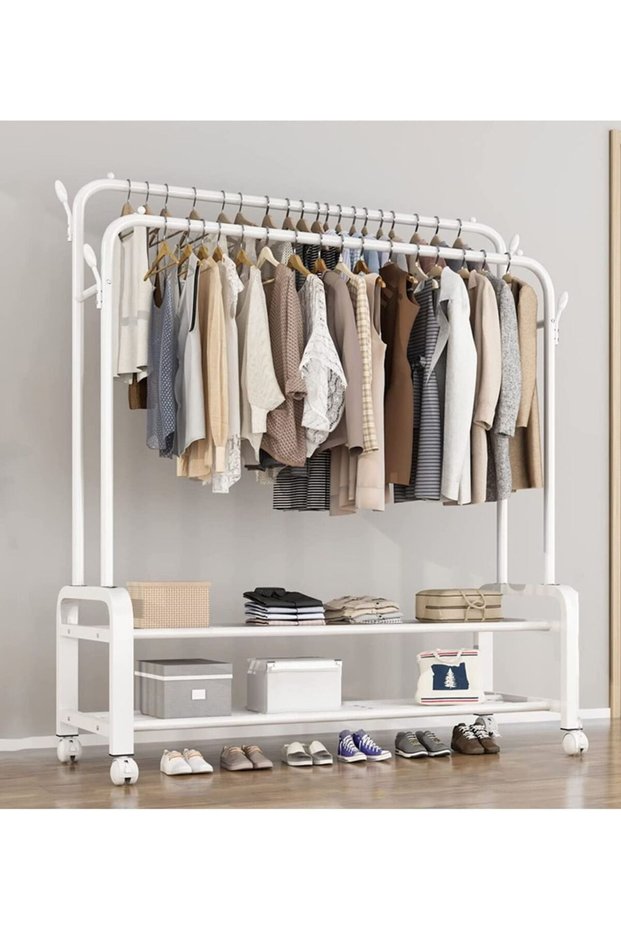 Standing Type Folding Clothes Hanger Butterfly - Shaped Iron Multifunction Laundry Drying Rack