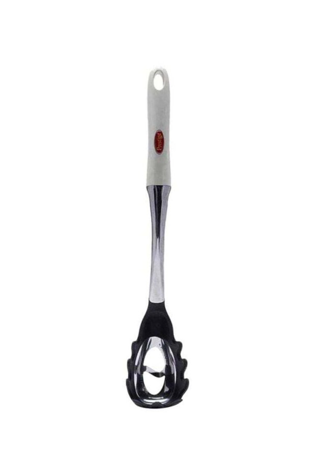 Stainless Steel Pasta Server Silver/White