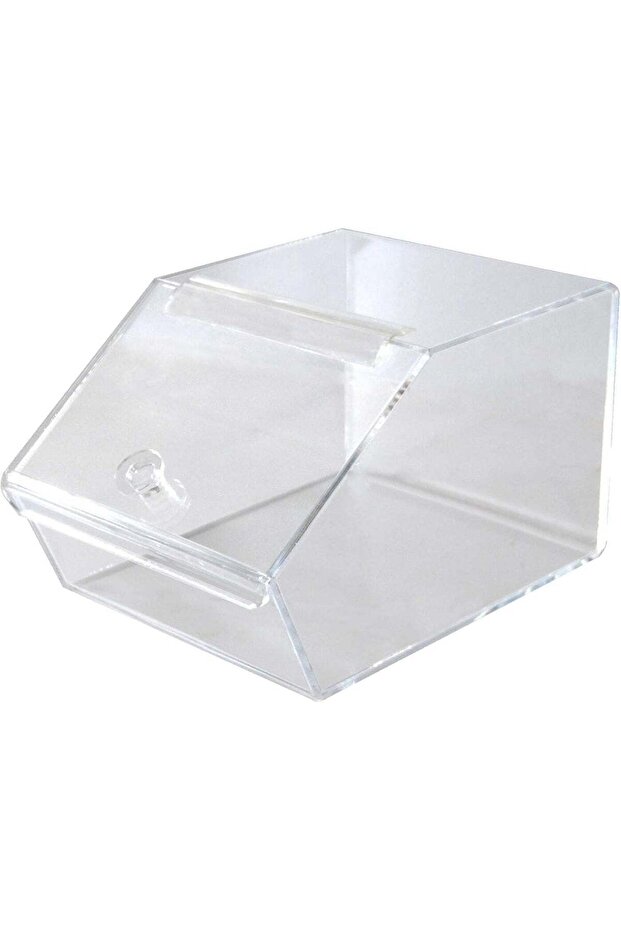 ARS® Candy Box 1PC Acrylic Box, Clear Square Storage Container 18x25x15 cm