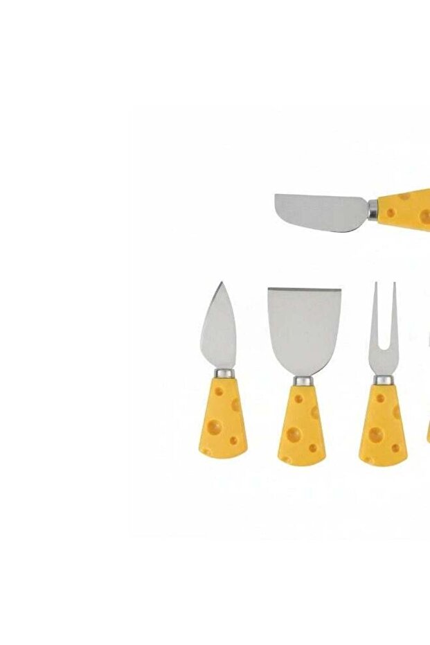 AKDC 4PCS PLASTIC WITH SS CHEESE KNIFE SET