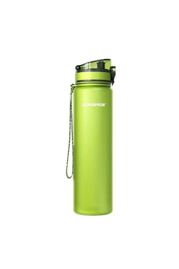 City Water Filter Bottle 1000ml, Portable Reusable Bottle with 150L Long-Lasting Cartridge, Removes Chlorine, Heavy Metals, Toxins & Odors, Improves Taste, Eco-Friendly BPA-Free Travel Water Purifier