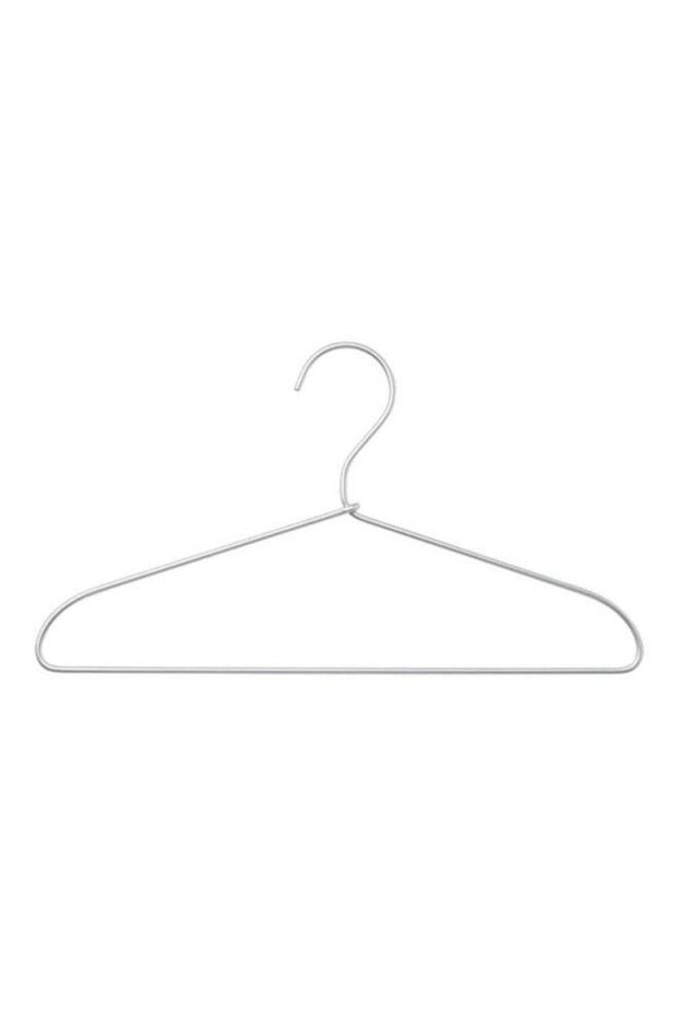 3-Piece Hanger Set Silver 17.8x1.2x33cm