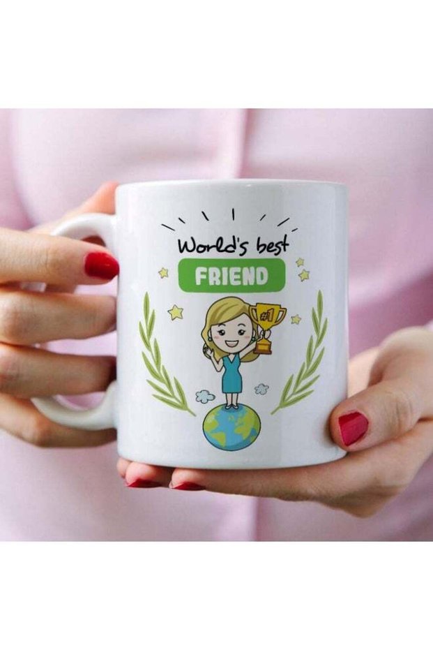 Mug Friend - Family World - Funny Gift Present Idea -Tea Coffee Ceramic Cup