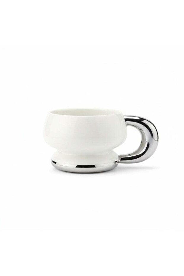 Akdc Ceramic Mug 375Ml Off White/Silver