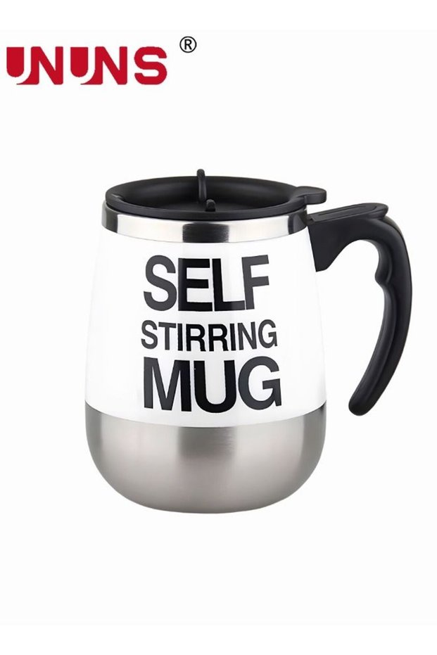 Self Stirring Coffee Mug,400ml Auto Mixing Mug With Lid,Stainless Steel Cup For Coffee/Tea/Hot Chocolate/Milk,Magnetic Cup,Mug OfficeKitchen/Travel/Home,Creative Gift