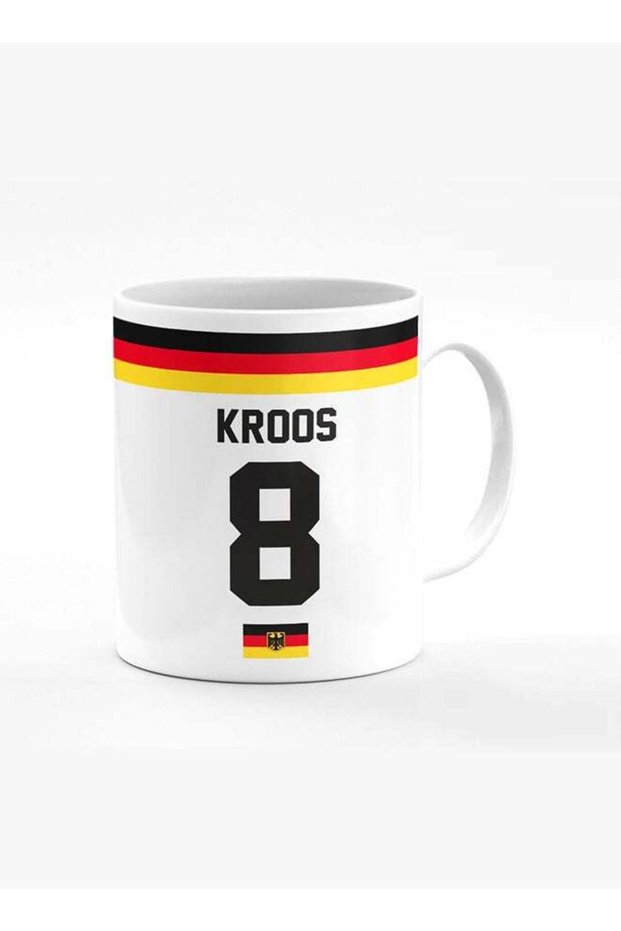 Designer Printed Coffee Mug with Heavy Duty Handle 11oz Ceramic Personalised Gift Mugs Cup [Microwave Safe & Dishwasher Proof] -Football Team - Germany Player Name - Kroos