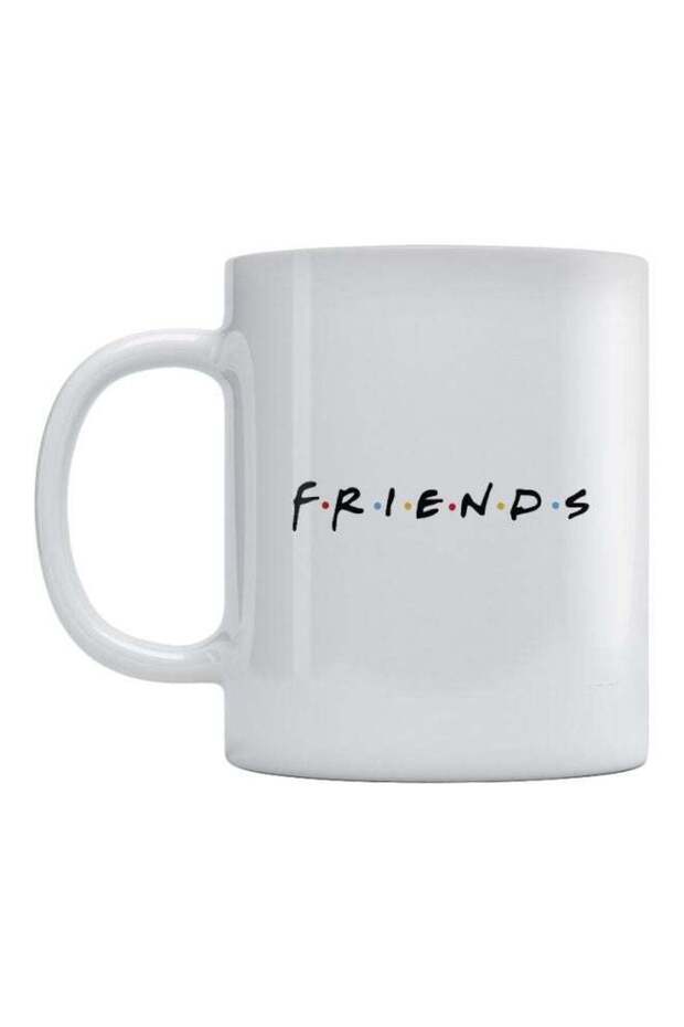 Friends Printed Mug White/Black 350ml