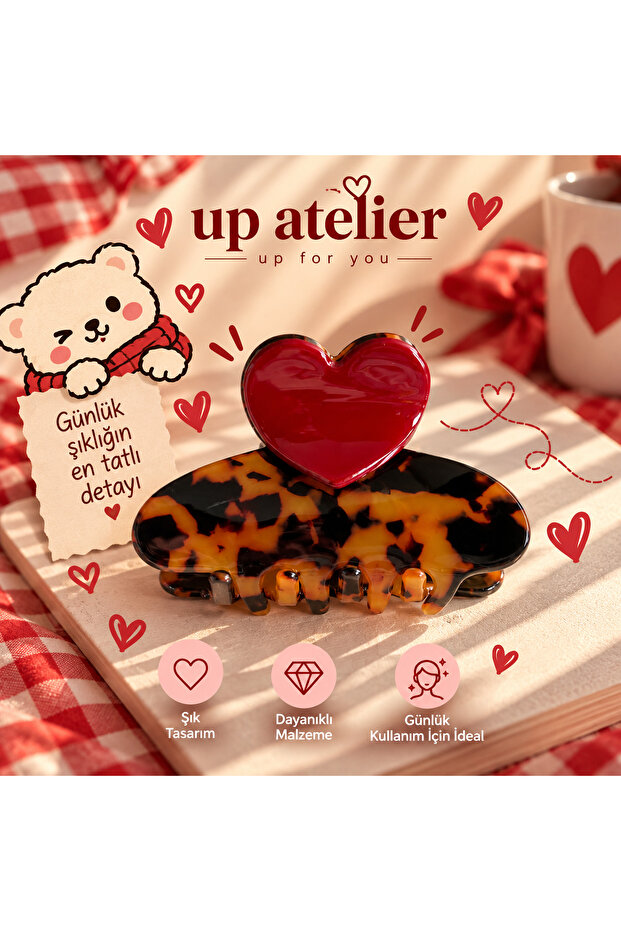Heart-Shaped Latch Buckle 6cm