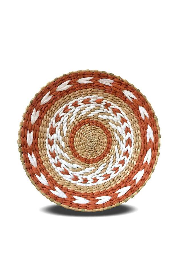 Woven Wall Basket Decor Special Woven Bowls Trays Set Indoor Hanging Baskets for Table and Wall Rus