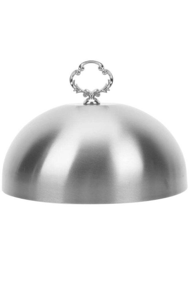 Stainless Steel Food Dome Cover, 20 cm - for Cheese Melting, Steak, Cake, and Basting