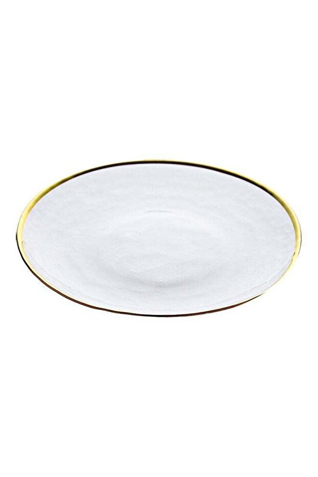 Nordic Style Creative Phnom Penh Glass Plate Clear 26.7x2.3cm