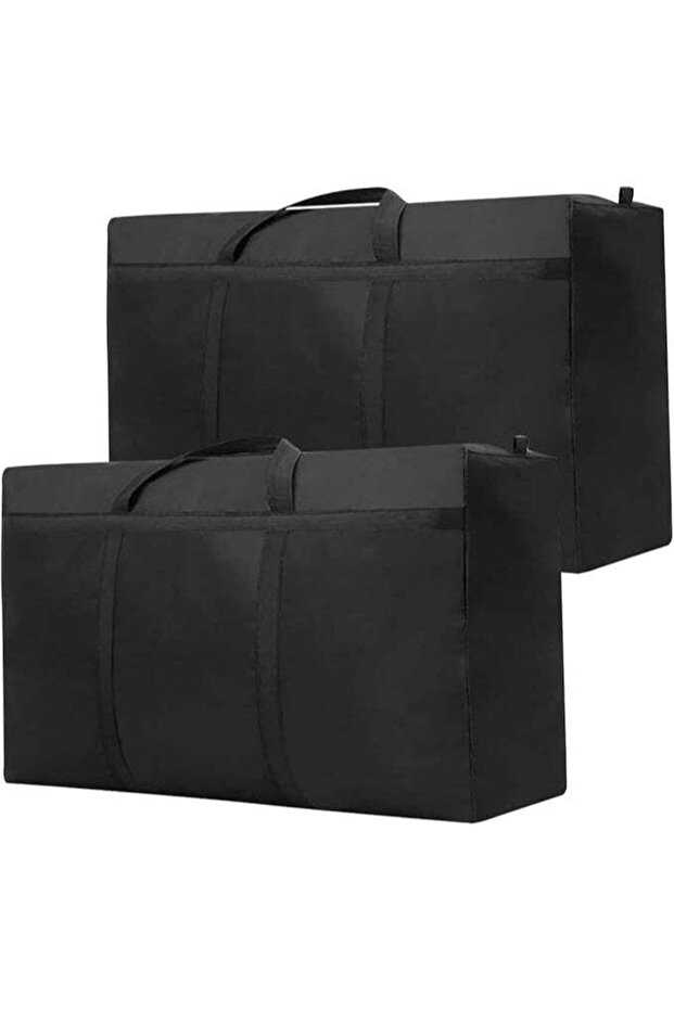 2Pcs Extra Large Storage Bags,Moving Bags with Strong Zippers & Carrying Handles, Waterproof and Dustproof Underbed Storage Organizer Bag, Sturdy and Durable,for Bedding/Duvets/Pillows/Laundry/Clothe