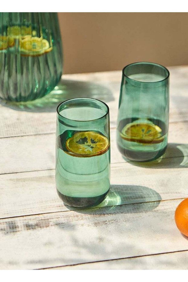Cove Glass Tumblers Gift Set - Set of 2 | 580 ml