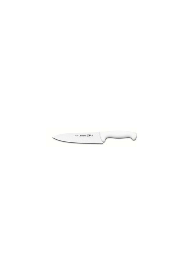Tramontina Professional 10 Inches Meat Knife with Stainless Steel Blade and White Polypropylene Handle with Antimicrobial Protection
