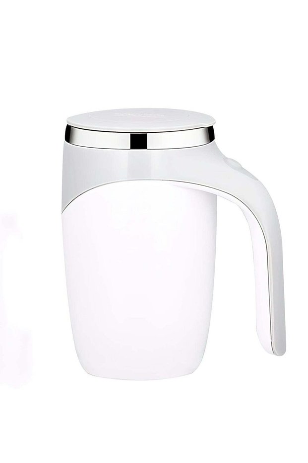 Automatic Magnetic Stirring Coffee Mug Rotating Home Office Travel Mixing Cup Electric Stainless Steel Self Mixing Coffee Tumbler(Rechargeable model)