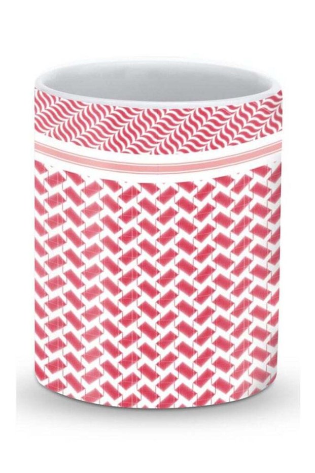 Premium Shemag Designer Mug Red/White
